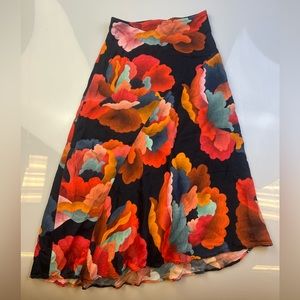 Farm for Anthropologie Floral Skirt R111-10